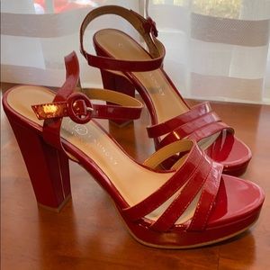 Chinese Laundry 4.5” Red Patent Leather Heel